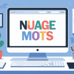 interface nuage de mots.fr avec nuage coloré