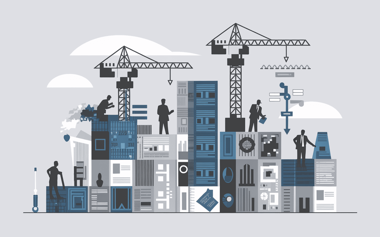 Construction politique rh salaire bloc schéma