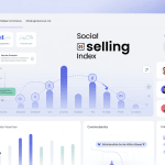 Graphique score social selling index LinkedIn