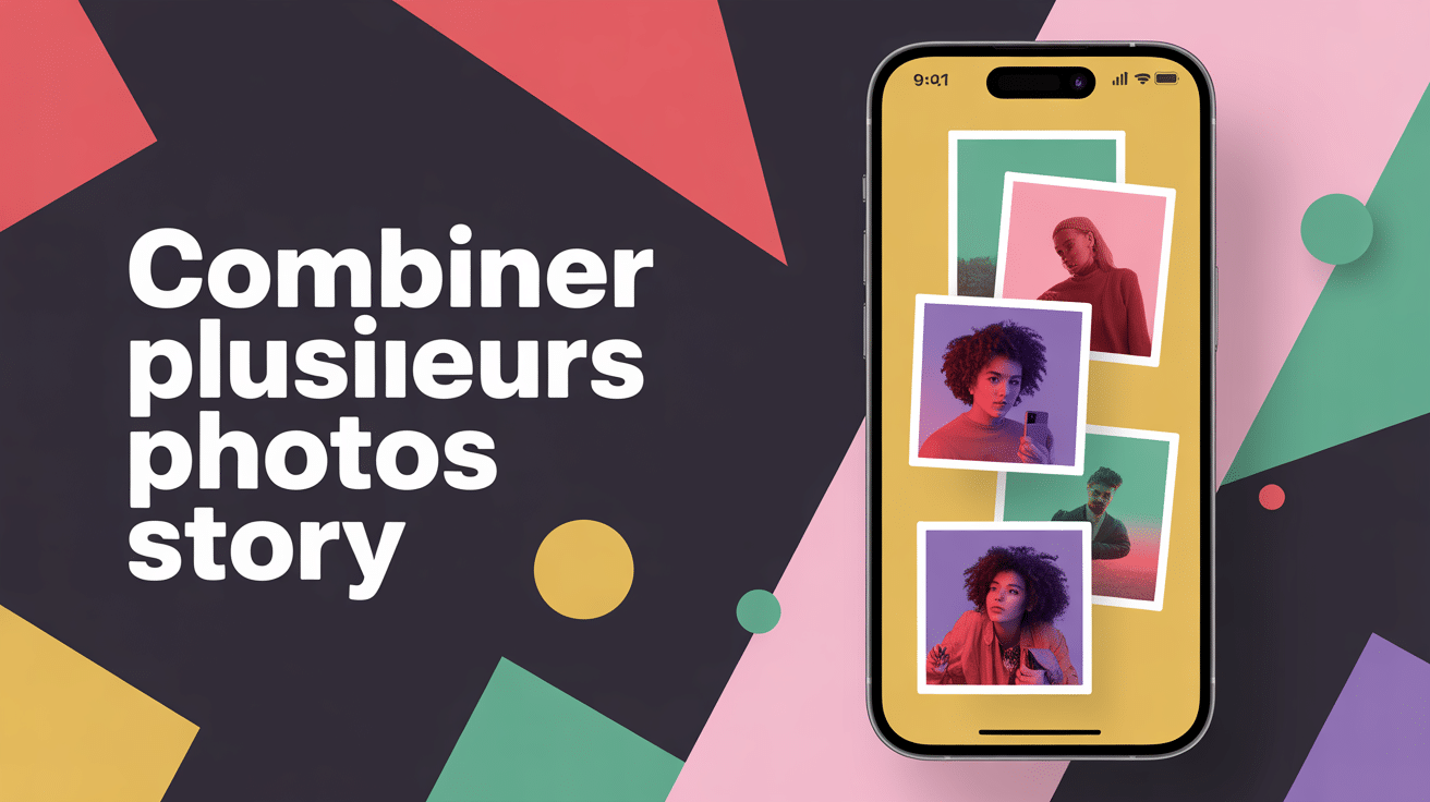 smartphone collage comment mettre plusieurs photos sur une seule story instagram