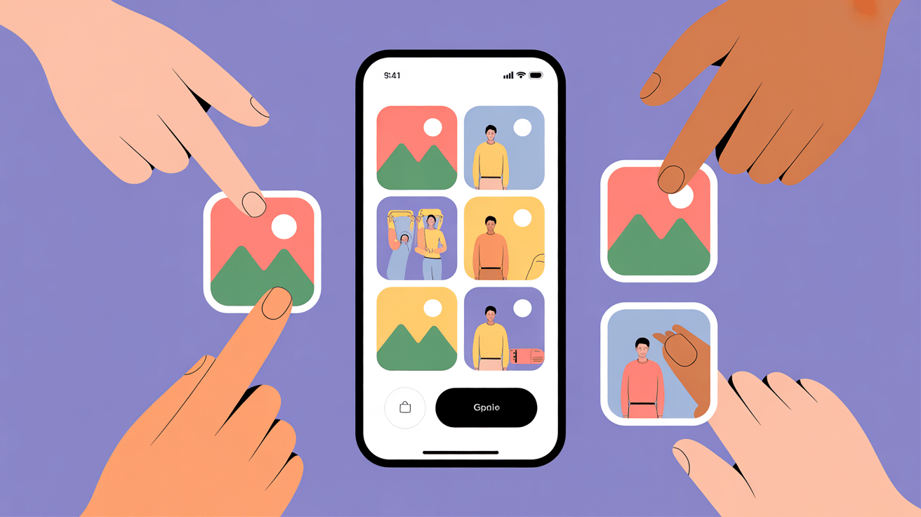 sélection rapide comment mettre plusieurs photos sur une seule story instagram
