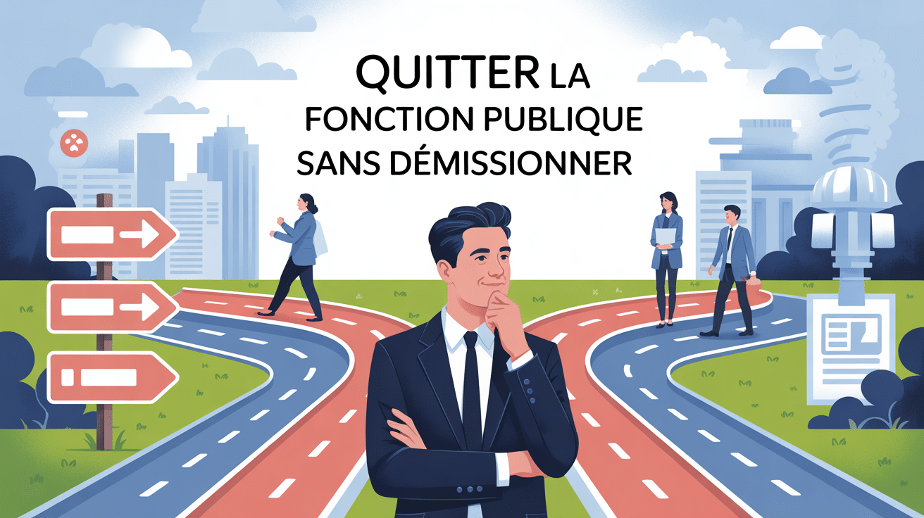 comment quitter la fonction publique sans démissionner illustration avenir fonctionnaire