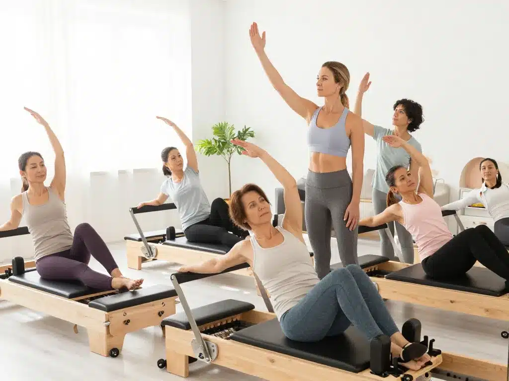devenir prof de pilates instructeur classe studio maison