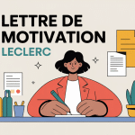 lettre de motivation leclerc personne rédigeant une lettre emploi