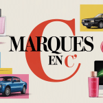 Collage de produits et services autour de la lettre C géante pour marque en c