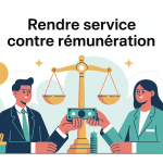 rendre service contre remuneration image legal moderne