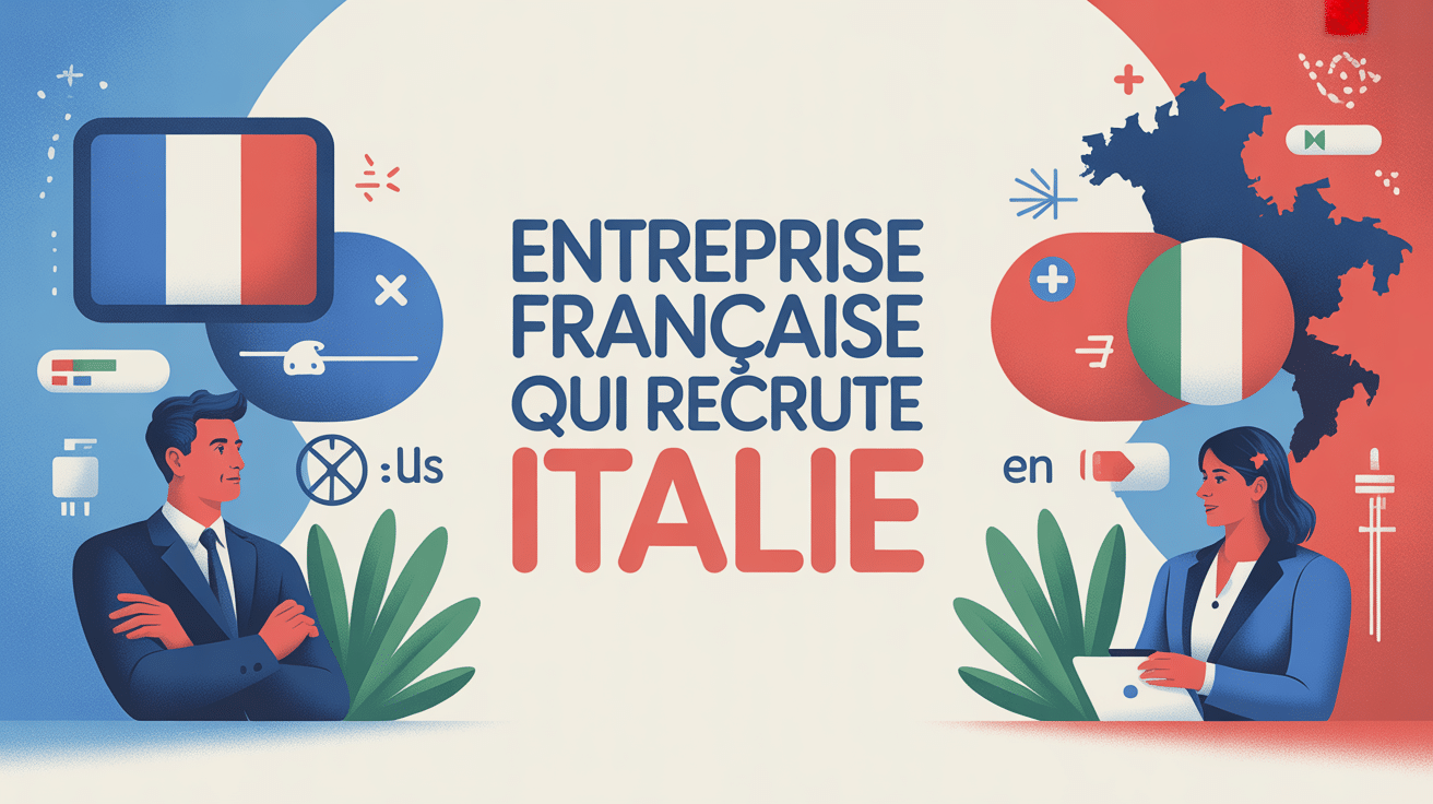 entreprise française qui recrute en italie image concept coopération
