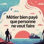 illustration vectorielle métiers bien payés que personne ne veut faire