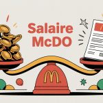 illustration salaire mcdo balance contrat pièce