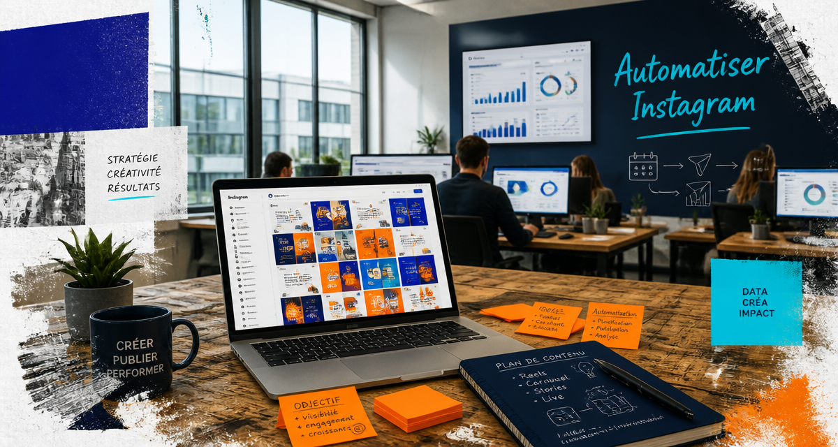 automatiser instagram open space agence digitale