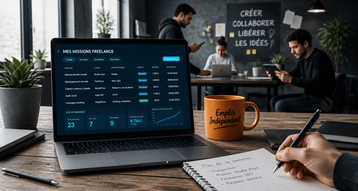 Emploi pour independant coworking