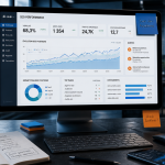 Tableau de bord SEO pour suivi des positions