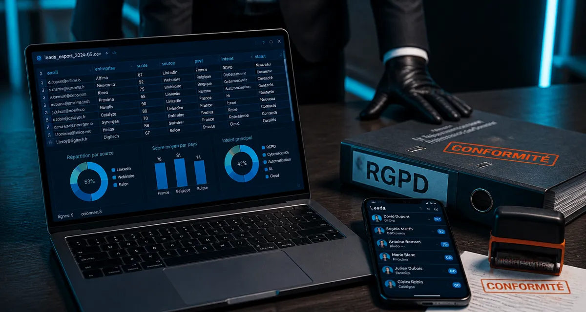 Achat fichier prospection RGPD : conformité et leads B2B