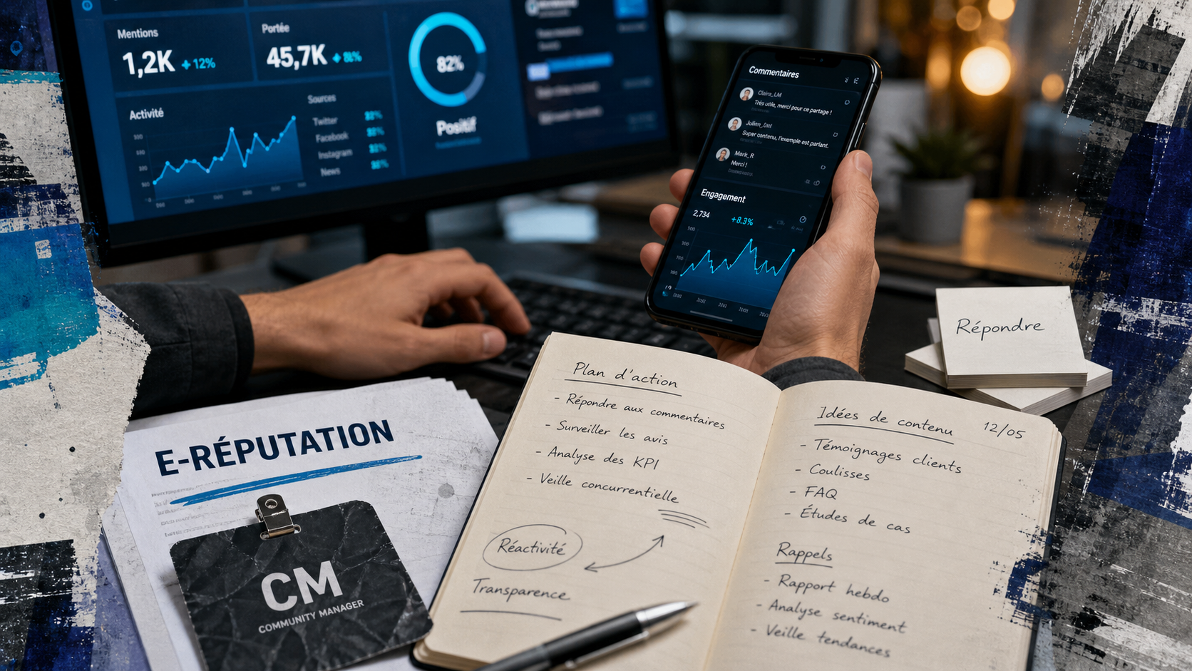 Community manager c'est quoi : missions sur réseaux, réponses et engagement