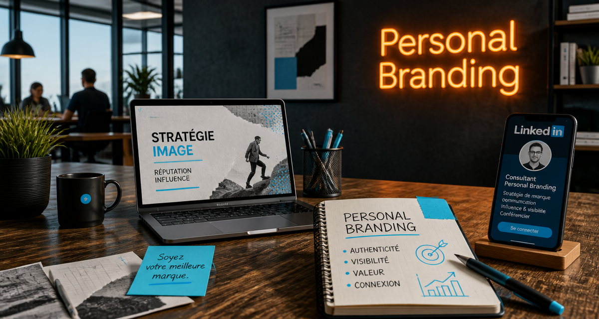 personal branding définition ordinateur carnet linkedin