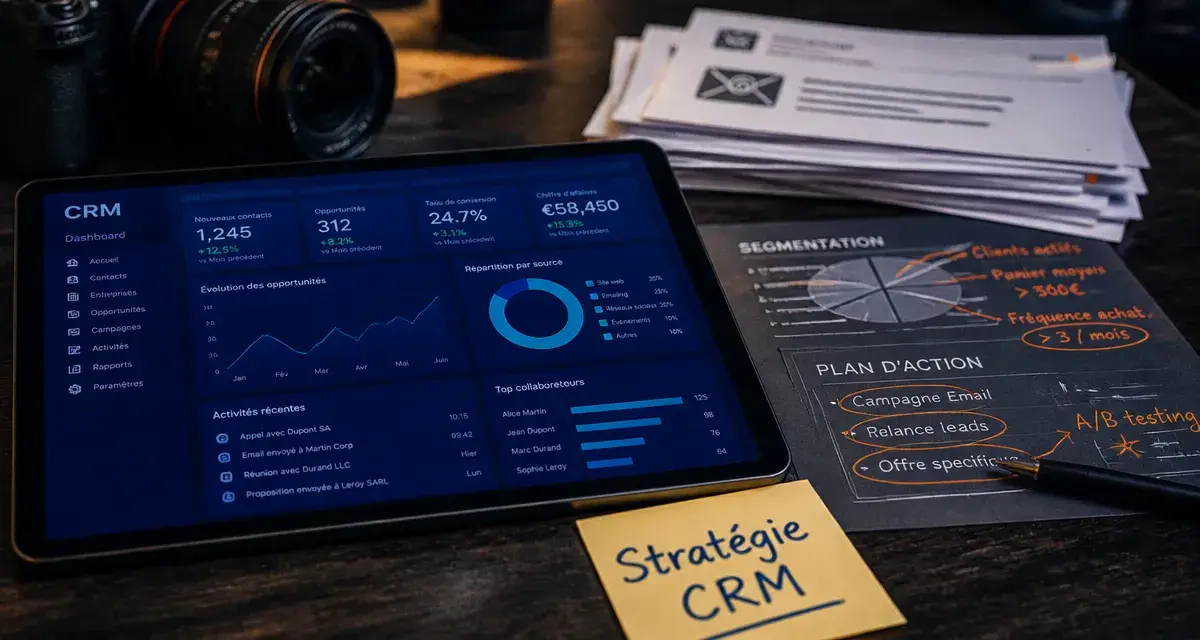 Stratégie CRM : tableau de bord pour transformer les données en croissance