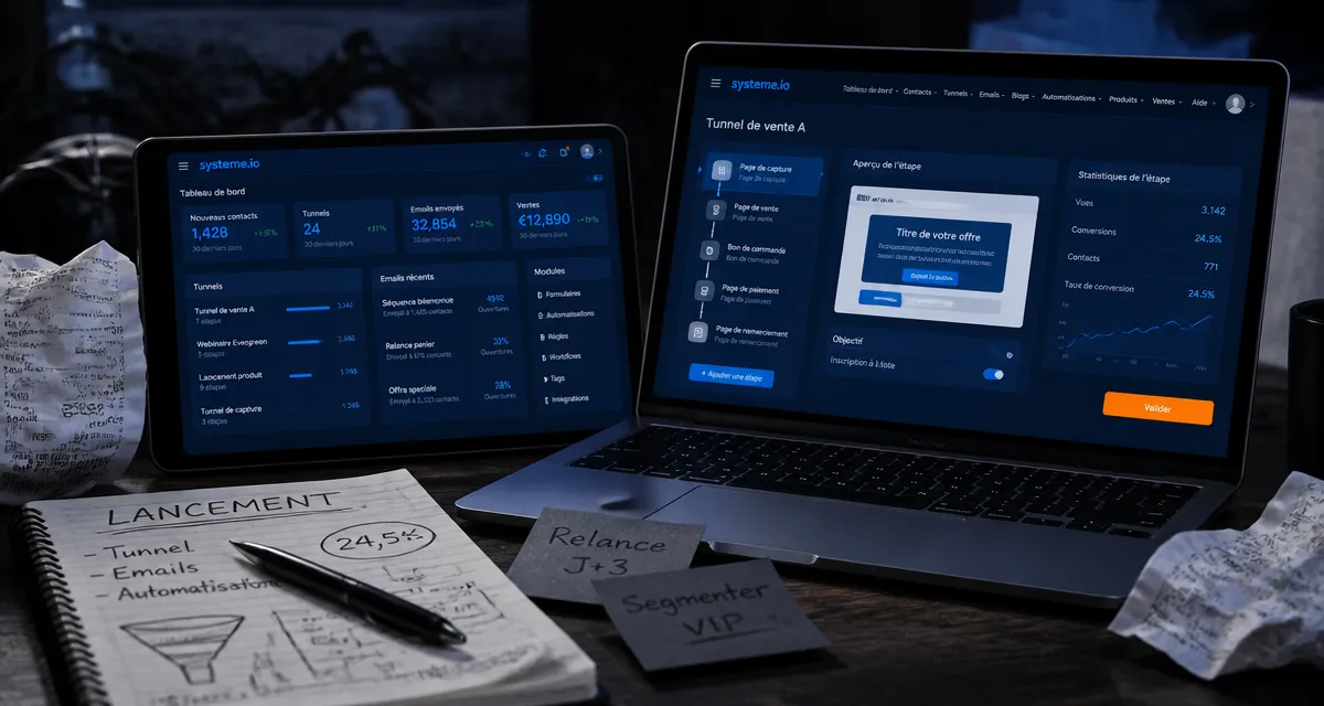 Système io c’est quoi : tableau de bord tout-en-un pour lancer et automatiser