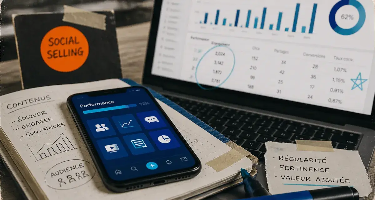 Utilisation des réseaux sociaux : smartphone et stats pour stratégies sur 5,8 plateformes