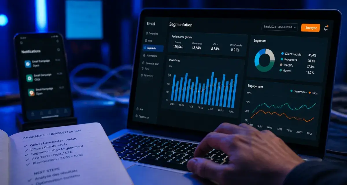 Data driven email marketing : segmentation email et tableau de bord