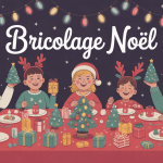 bricolage noel famille autour de décorations diy