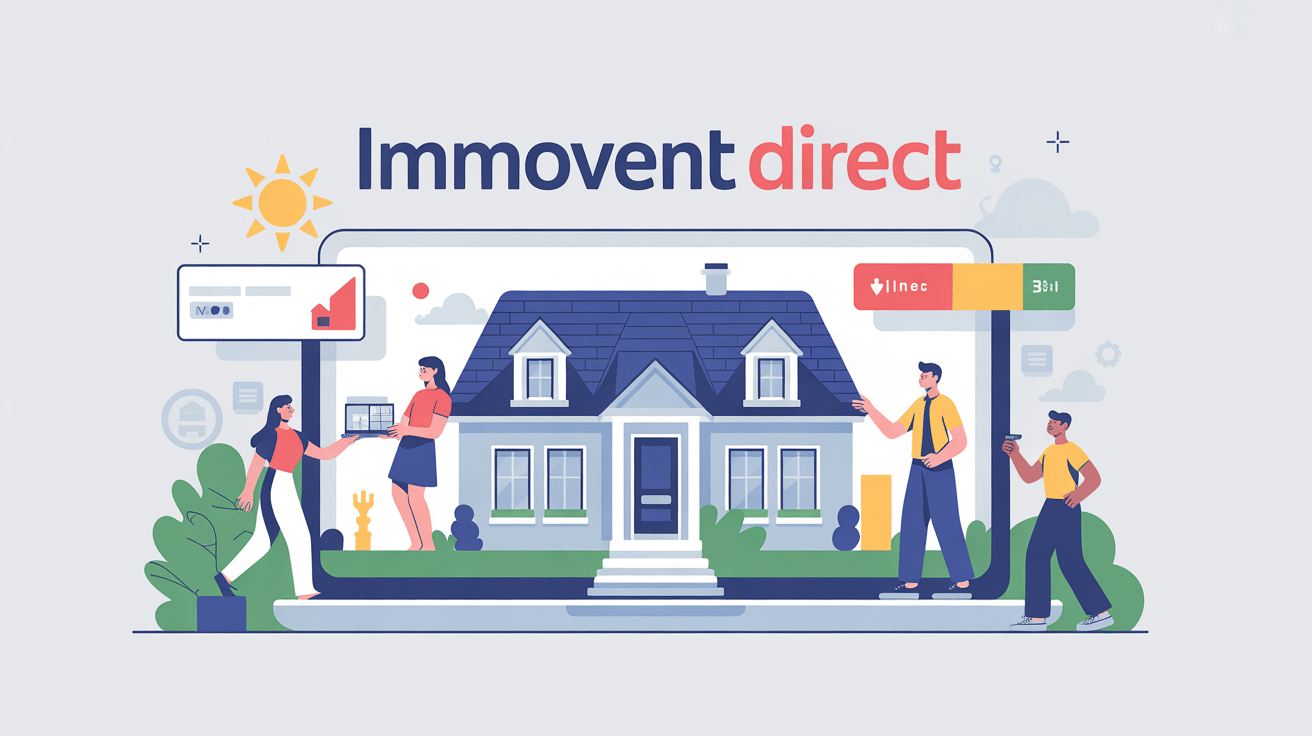 illustration immoventedirect service immobilier en ligne