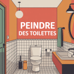 peindre des toilettes image contemporaine rénovée