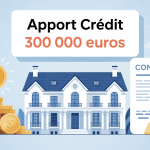 Illustration principale quel apport pour emprunter 300 000 euros
