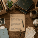 vider maison objets triés checklist