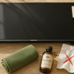 Peut-on nettoyer un écran TV avec du produit à vitre : méthode à éviter