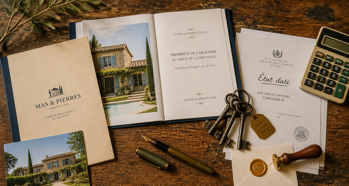 vente sans état daté table dossier clés