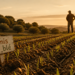 quand semer le blé champ semé sillons