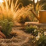 que planter en juillet août fleurs vivaces sedum cosmos