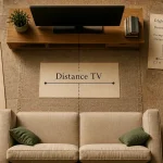 Quelle distance entre TV et canapé : 1,5× la diagonale (confort visuel optimal).