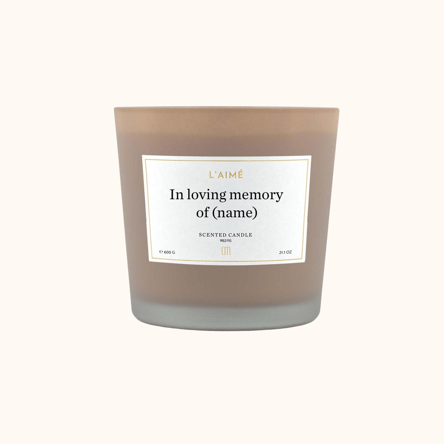 In loving memory of (name)
