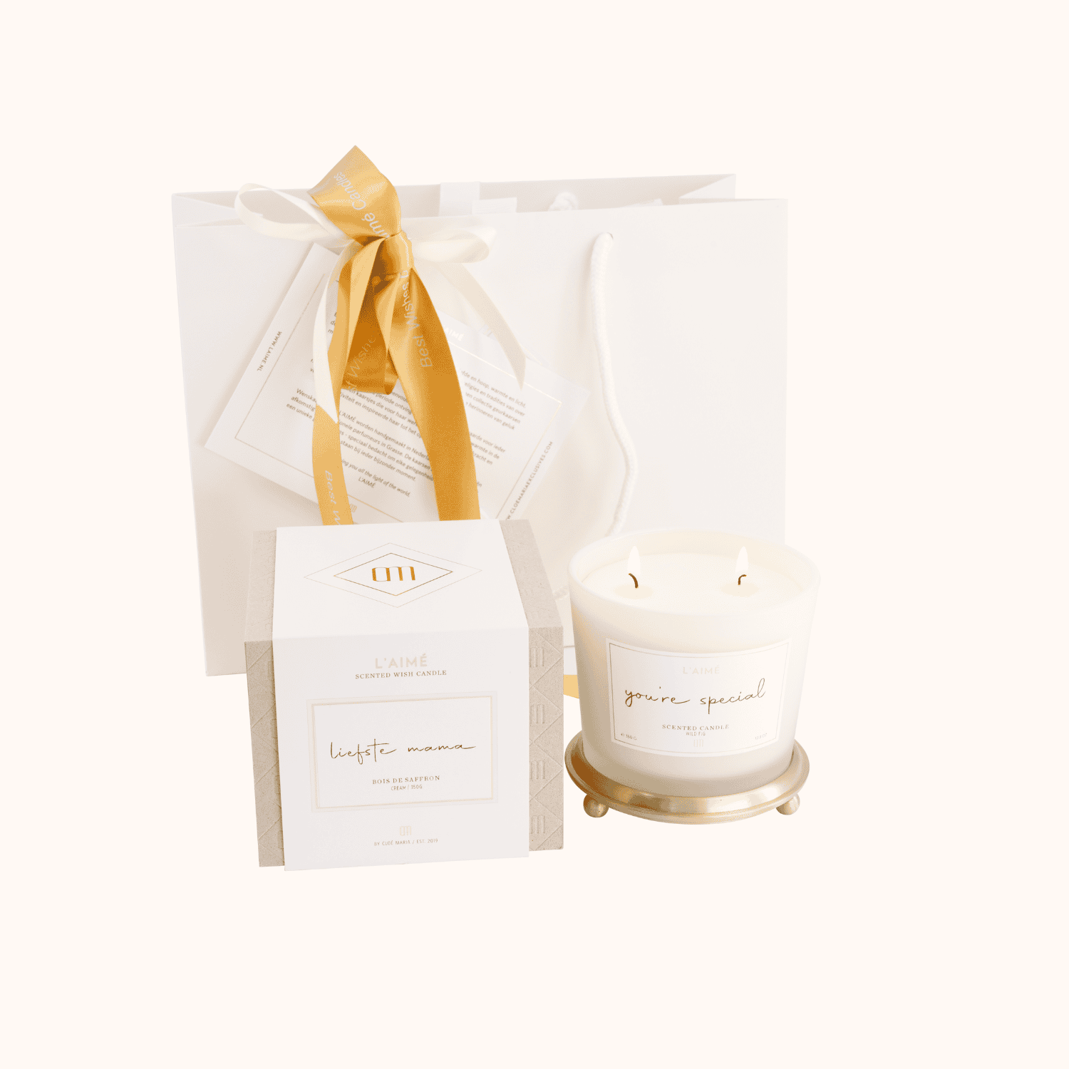 verpackung l'aimé kerzen geschenkbeutel kerzen-sets