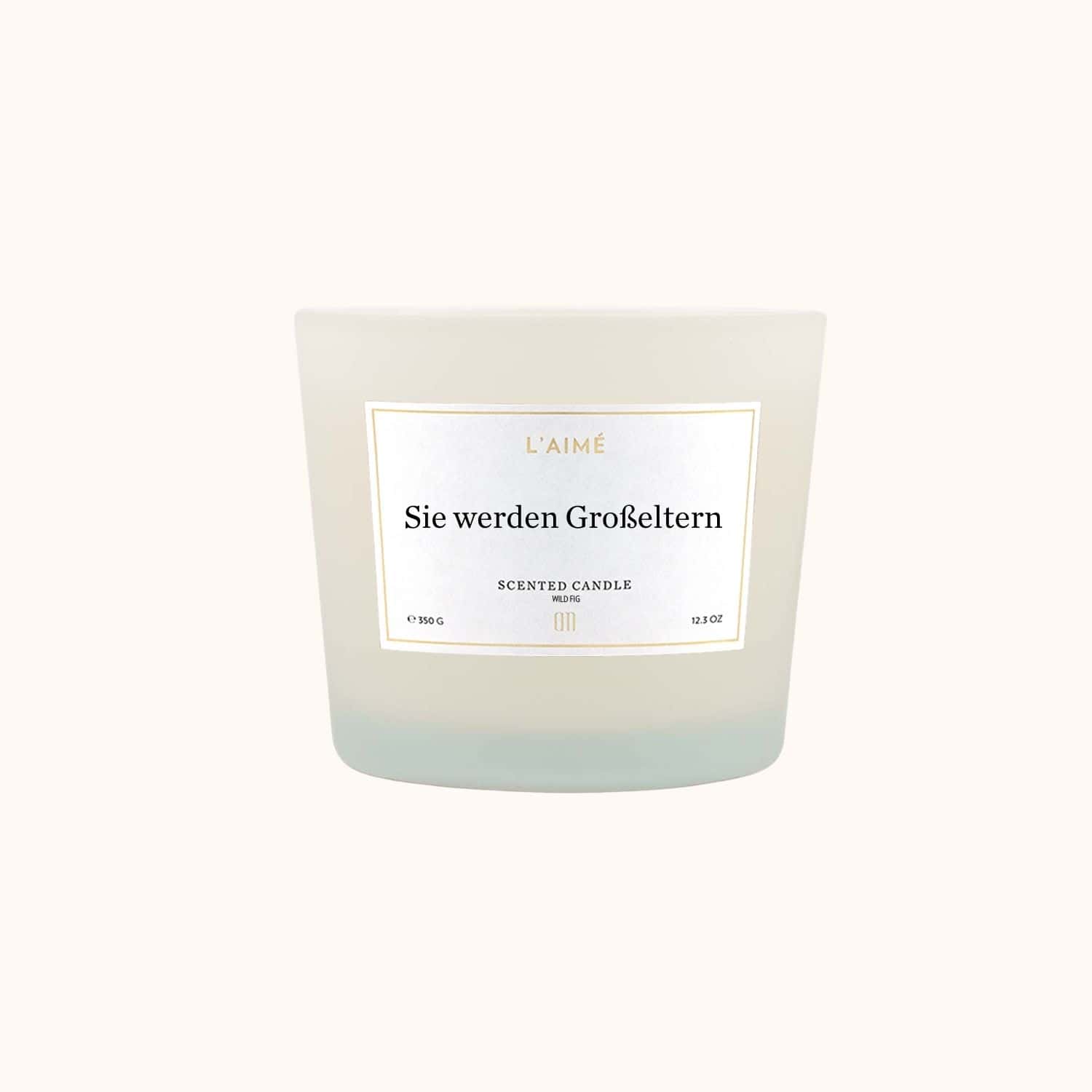 Laimecandles Duftkerze Geburt Großeltern