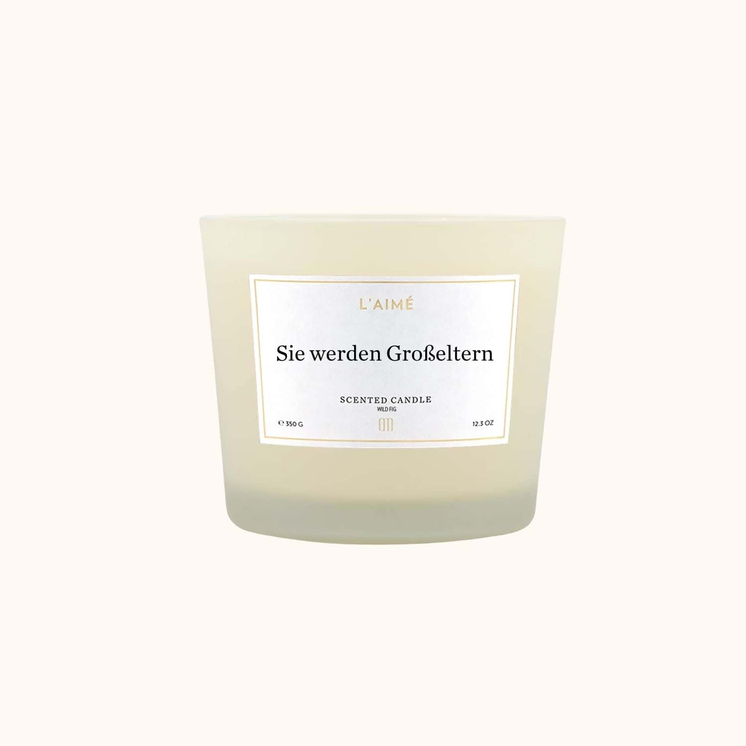 Laimecandles Duftkerze Geburt Großeltern