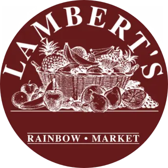 Lambert's Fruit logo featuring fresh fruits and basket for SEO.