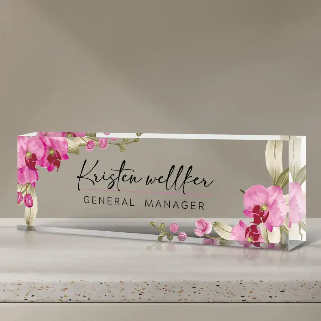 Boost Office Professionalism & Branding using Custom Engraved Nameplates