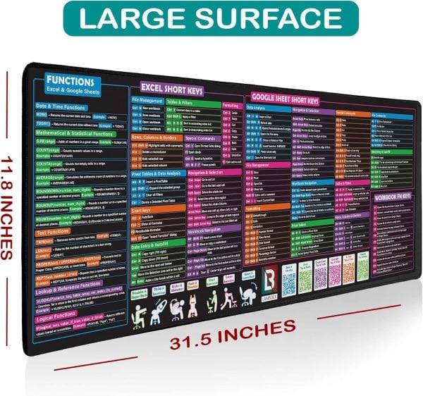excel mouse pad