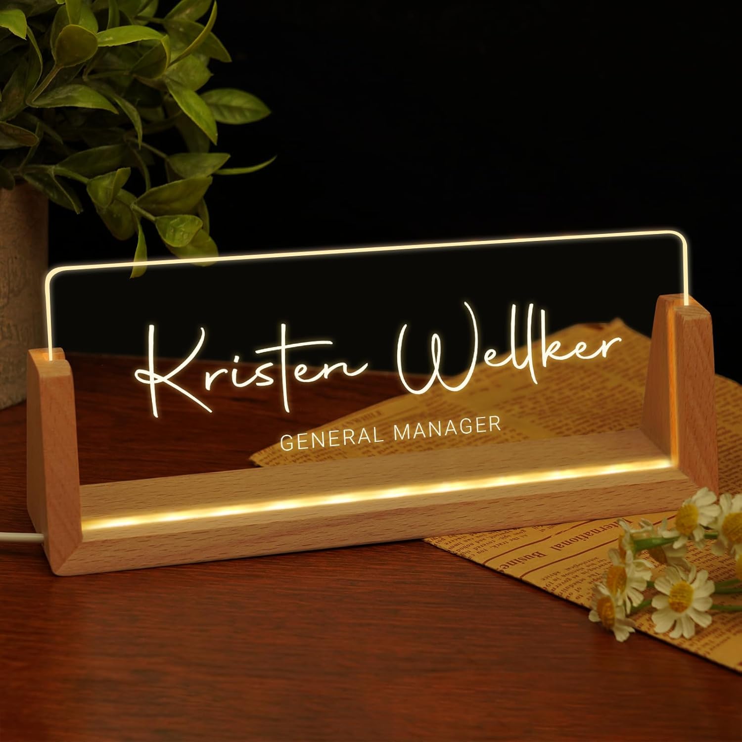 Desk Name Plates | Transform your workspace into a hub of professionalism and personality with our custom desk name plates.
