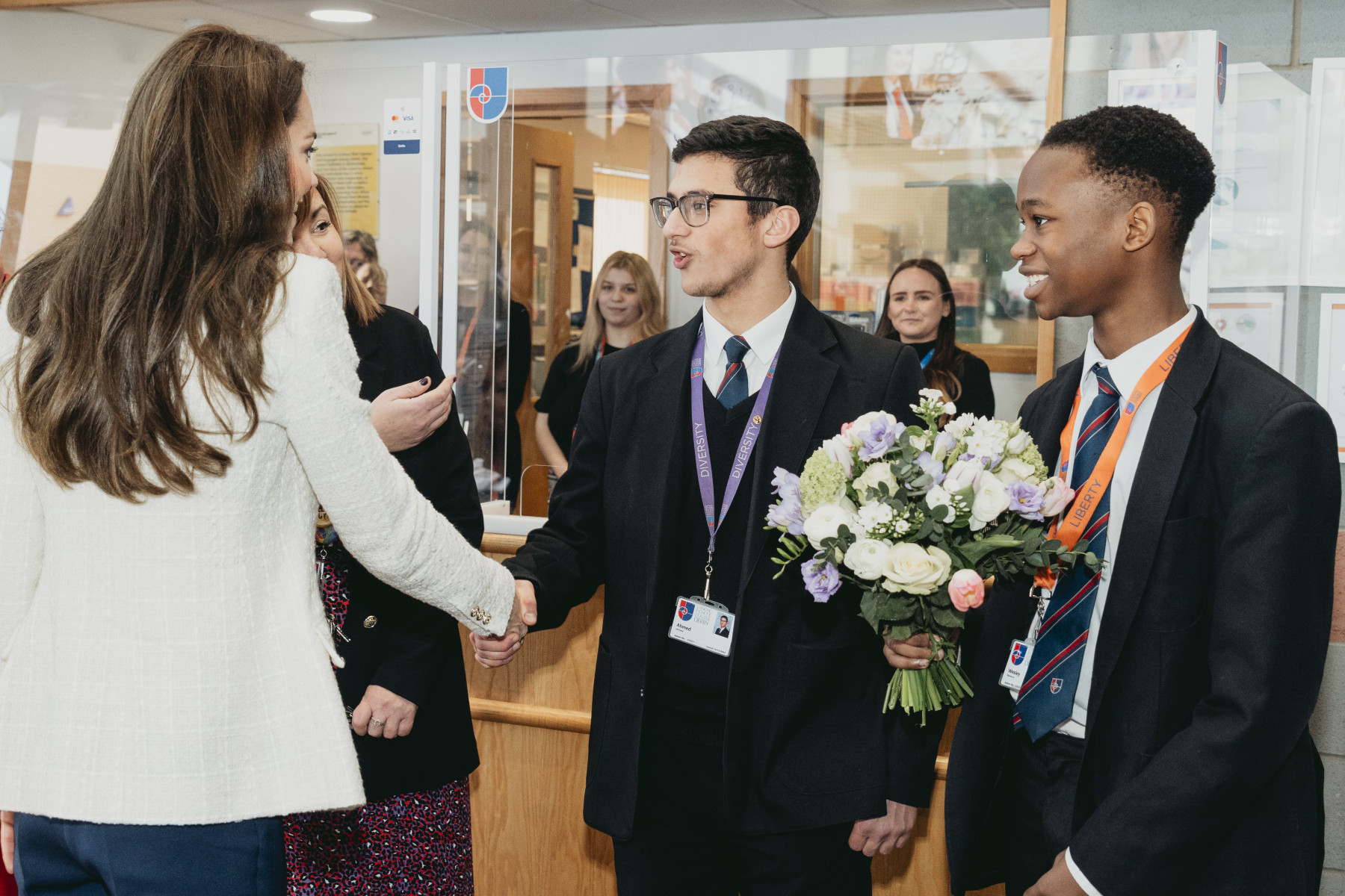 Landau Forte College Derby hosts Princess of Wales and Captain Chandi, polar explorer