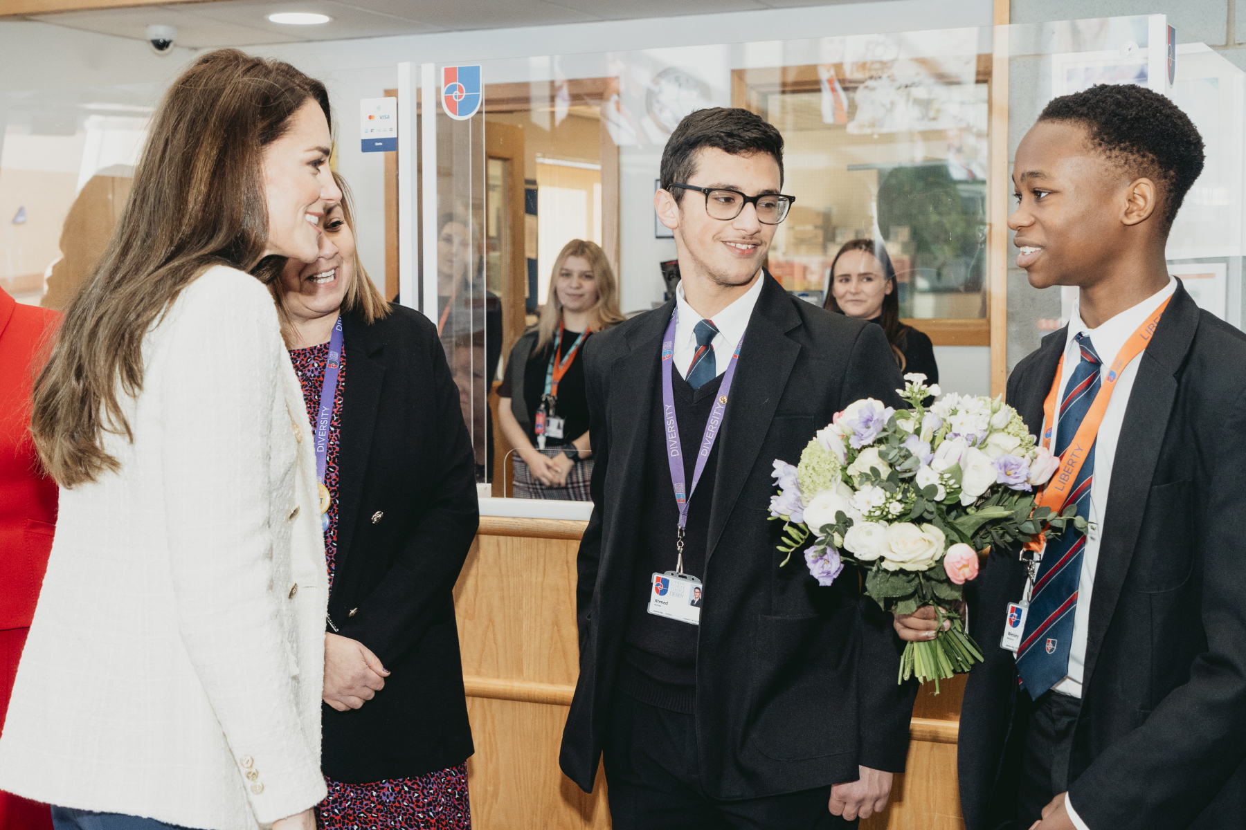 Landau Forte College Derby hosts Princess of Wales and Captain Chandi, polar explorer