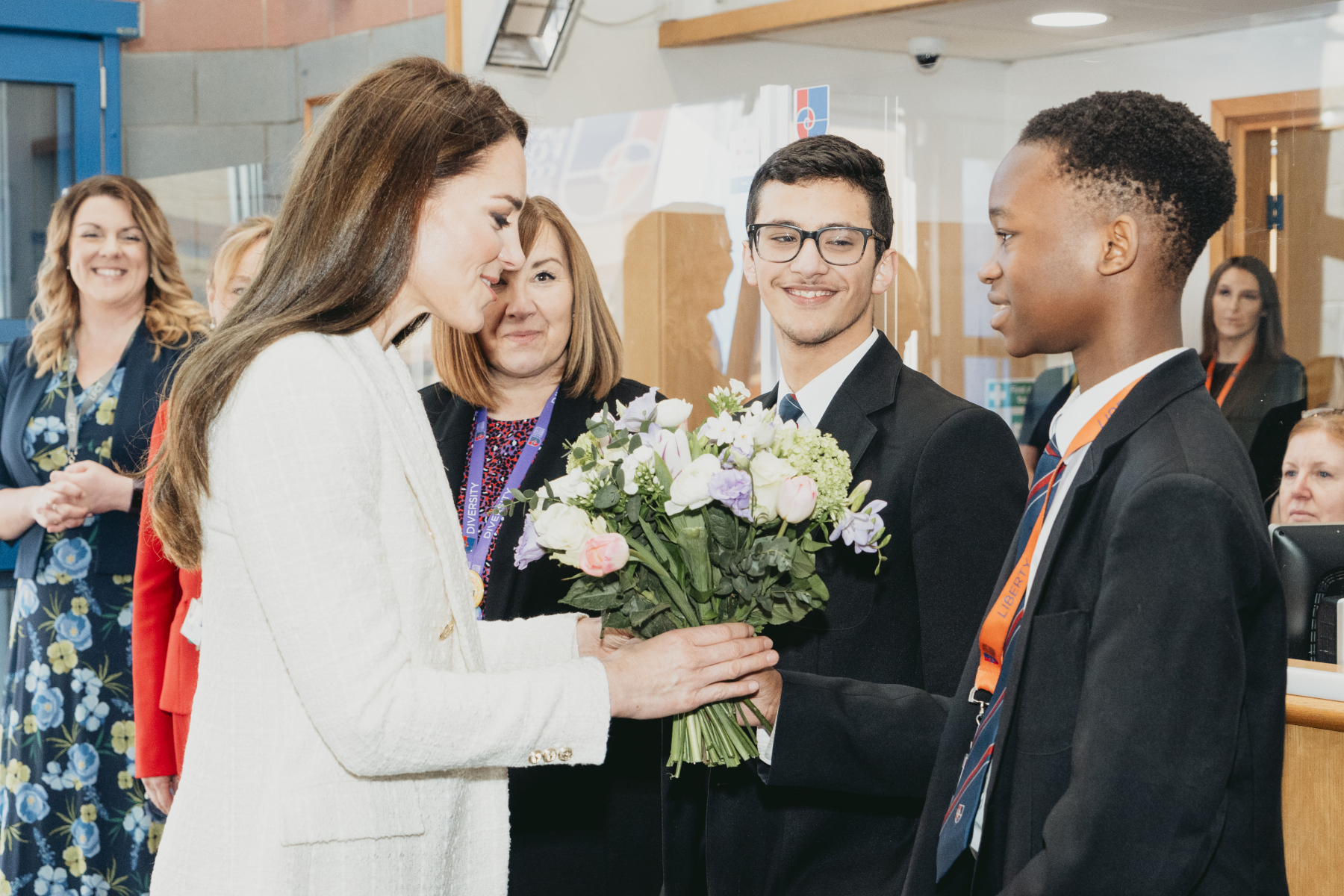 Landau Forte College Derby hosts Princess of Wales and Captain Chandi, polar explorer