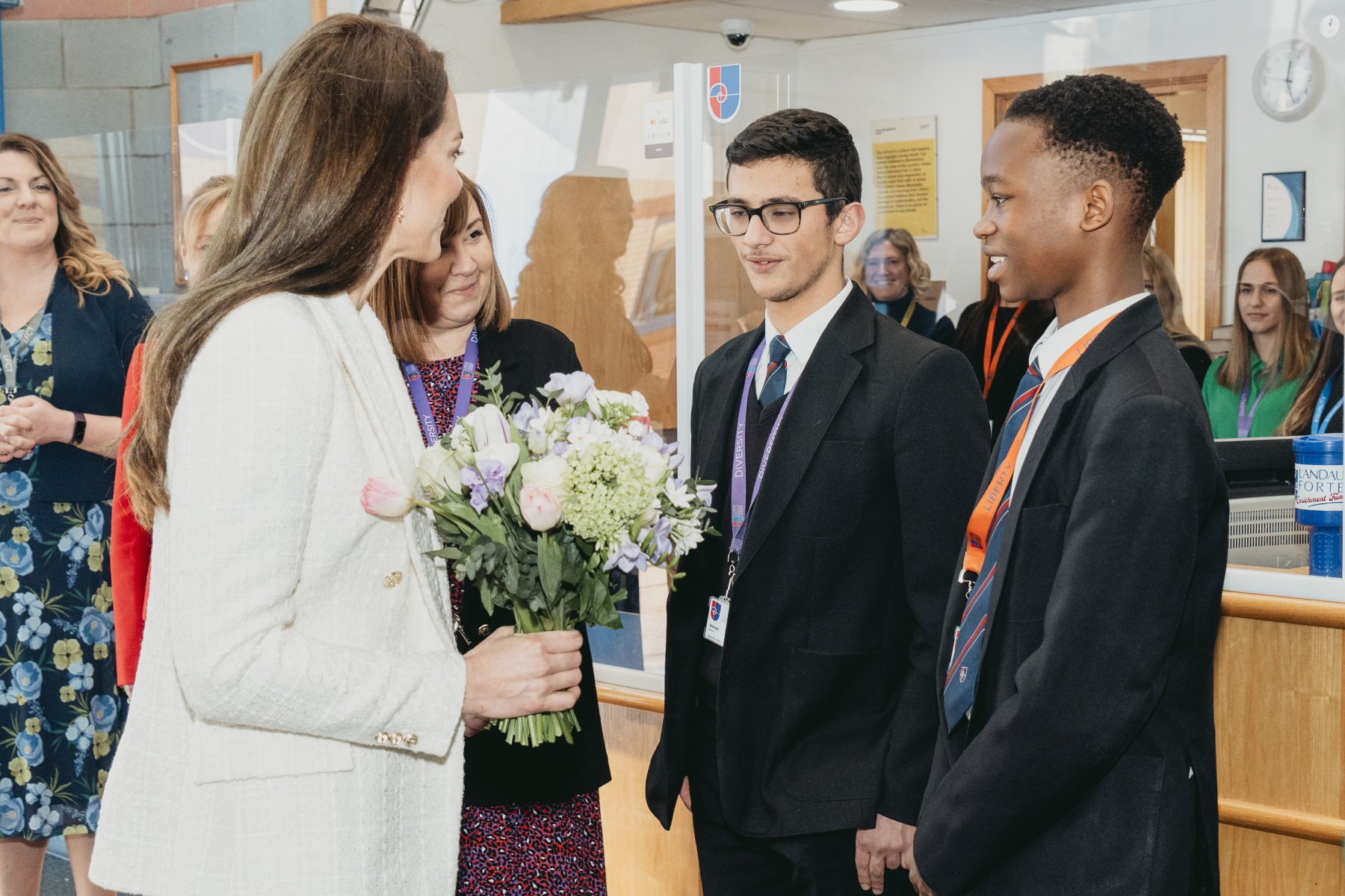 Landau Forte College Derby hosts Princess of Wales and Captain Chandi, polar explorer