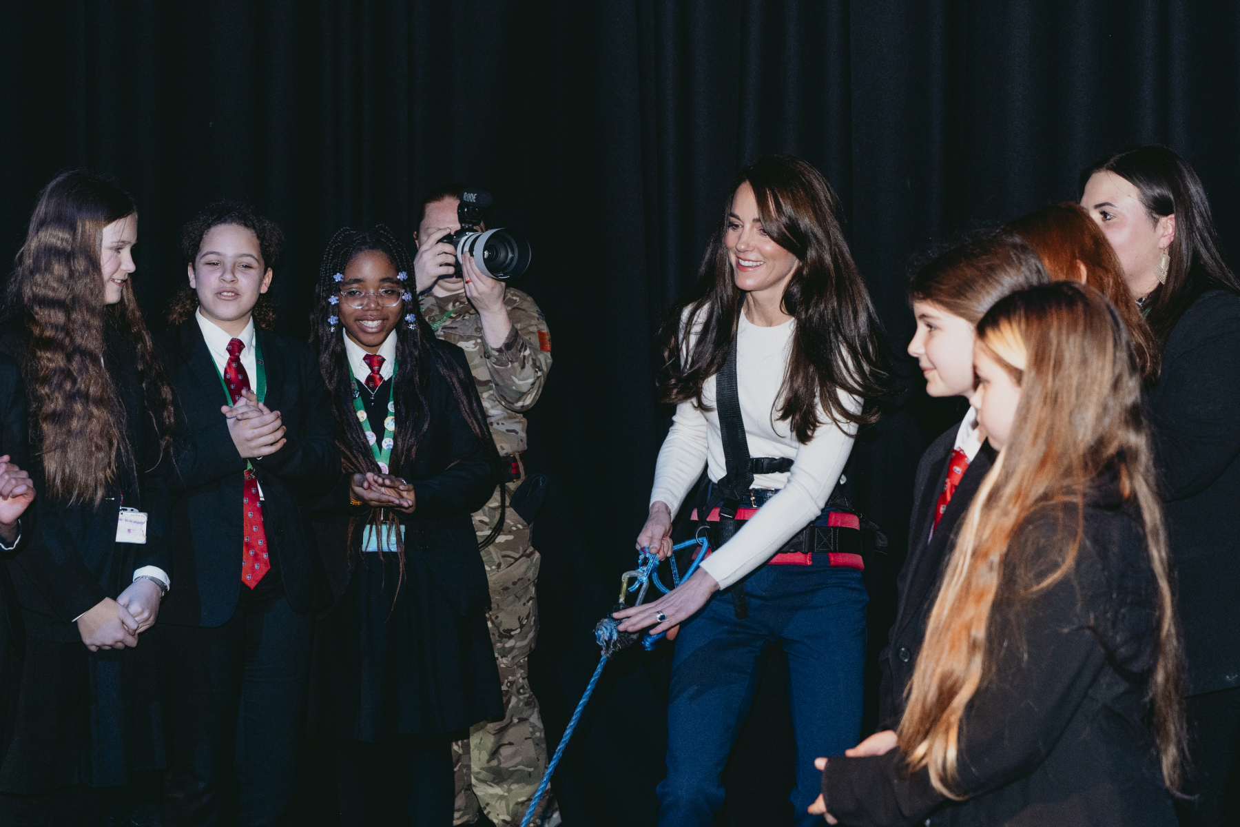 Landau Forte College Derby hosts Princess of Wales and Captain Chandi, polar explorer