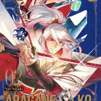 Copertina del manga con personaggi in azione e diamanti per la saga fantasy.