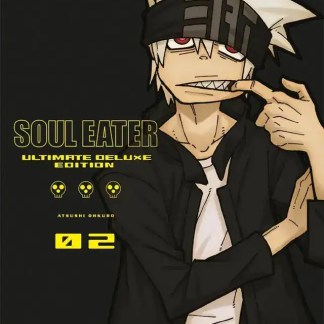Immagine di un personaggio di Soul Eater con stile anime, abbigliamento dark e accessori distintivi.