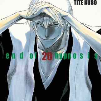Copertina manga Bleach 20, Tite Kubo, personaggio con sorriso e postura relax.