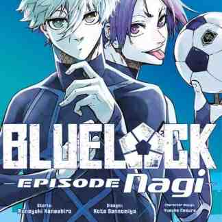 Personaggi principali di Blue Lock, manga di calcio, con Nagi protagonista, in stile anime dinamico.